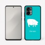 כיסוי בעיצוב אישי עם השם שלך לדגם - Motorola Edge 50 Fusion 5G בעיצוב חזיר