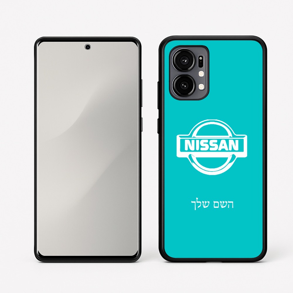 כיסוי בעיצוב אישי עם השם שלך לדגם - Motorola Edge 50 Fusion 5G בעיצוב ניסאן