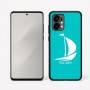 כיסוי בעיצוב אישי עם השם שלך לדגם - Motorola Edge 50 Fusion 5G בעיצוב סירה
