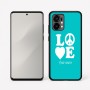 כיסוי בעיצוב אישי עם השם שלך לדגם - Motorola Edge 50 Fusion 5G בעיצוב אהבה