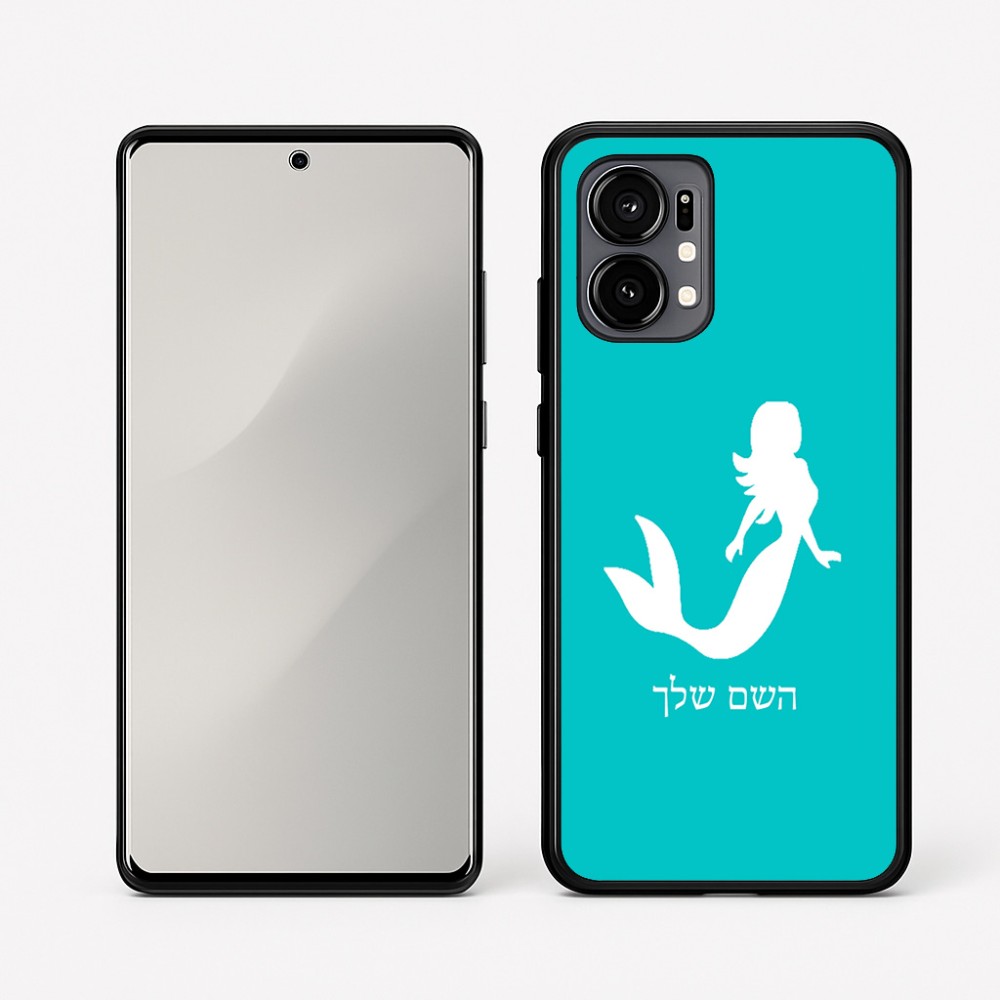 כיסוי בעיצוב אישי עם השם שלך לדגם - Motorola Edge 50 Fusion 5G בעיצוב בתולת ים - אישה