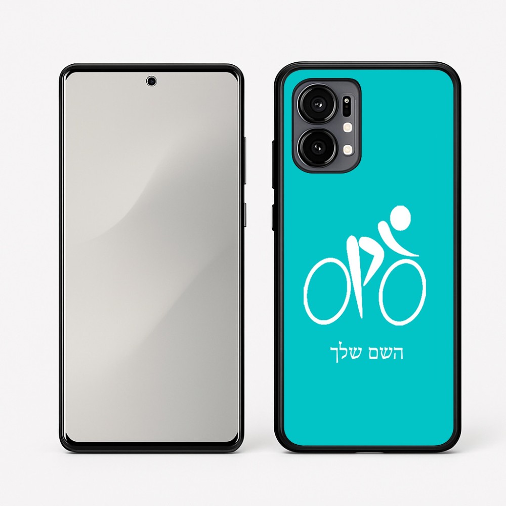 כיסוי בעיצוב אישי עם השם שלך לדגם - Motorola Edge 50 Fusion 5G בעיצוב אופניים אולימפיים