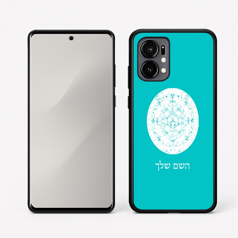 כיסוי בעיצוב אישי עם השם שלך לדגם - Motorola Edge 50 Fusion 5G בעיצוב לוח שנה אצטקי של המאיה