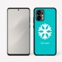 כיסוי בעיצוב אישי עם השם שלך לדגם - Motorola Edge 50 Fusion 5G בעיצוב שלג
