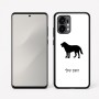 כיסוי בעיצוב אישי עם השם שלך לדגם - Motorola Edge 50 Fusion 5G בעיצוב כלב