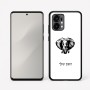 כיסוי בעיצוב אישי עם השם שלך לדגם - Motorola Edge 50 Fusion 5G בעיצוב ראש פיל