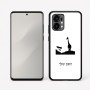 כיסוי בעיצוב אישי עם השם שלך לדגם - Motorola Edge 50 Fusion 5G בעיצוב ג'ירפה באפריקה