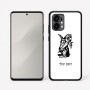 כיסוי בעיצוב אישי עם השם שלך לדגם - Motorola Edge 50 Fusion 5G בעיצוב ארנב מחזיק גזר