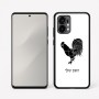 כיסוי בעיצוב אישי עם השם שלך לדגם - Motorola Edge 50 Fusion 5G בעיצוב תרנגול