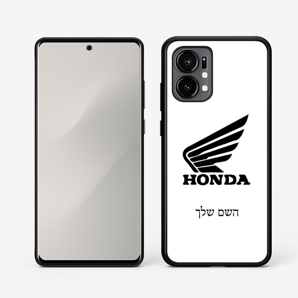 כיסוי בעיצוב אישי עם השם שלך לדגם - Motorola Edge 50 Fusion 5G בעיצוב הונדה
