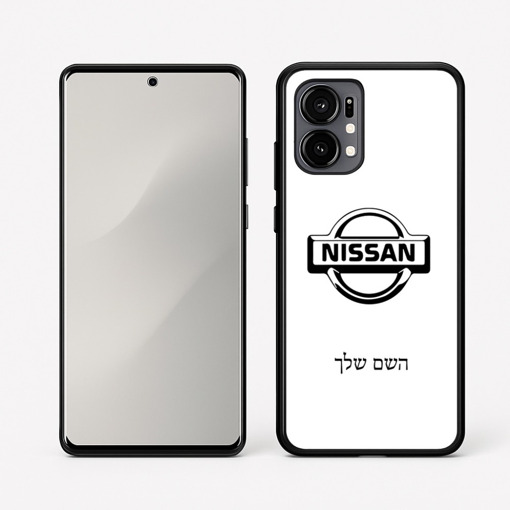כיסוי בעיצוב אישי עם השם שלך לדגם - Motorola Edge 50 Fusion 5G בעיצוב ניסאן
