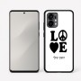כיסוי בעיצוב אישי עם השם שלך לדגם - Motorola Edge 50 Fusion 5G בעיצוב אהבה