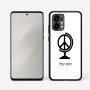 כיסוי בעיצוב אישי עם השם שלך לדגם - Motorola Edge 50 Fusion 5G בעיצוב גלובוסי שלום