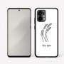 כיסוי בעיצוב אישי עם השם שלך לדגם - Motorola Edge 50 Fusion 5G בעיצוב חיטה גלית זהב