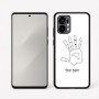 כיסוי בעיצוב אישי עם השם שלך לדגם - Motorola Edge 50 Fusion 5G בעיצוב יד