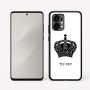 כיסוי בעיצוב אישי עם השם שלך לדגם - Motorola Edge 50 Fusion 5G בעיצוב כתר מלכותי
