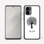כיסוי בעיצוב אישי עם השם שלך לדגם - Motorola Edge 50 Fusion 5G בעיצוב עץ