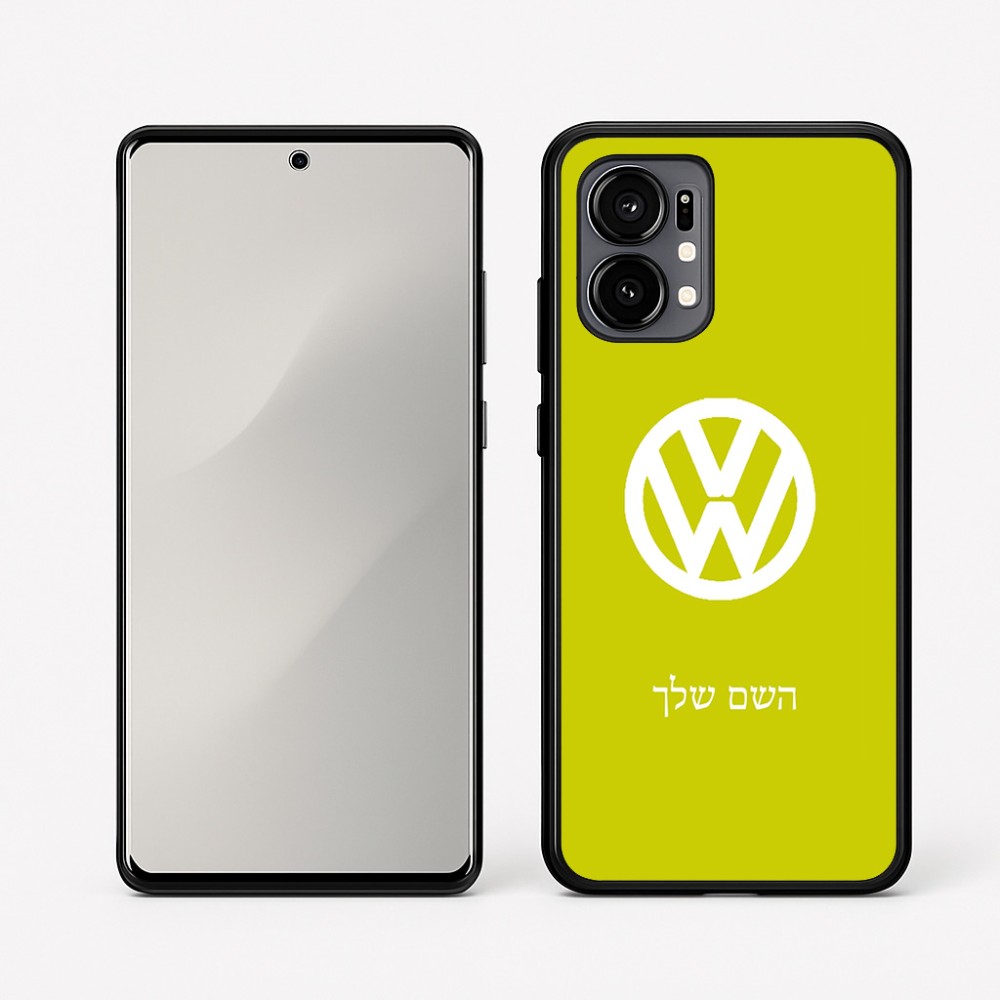 כיסוי בעיצוב אישי עם השם שלך לדגם - Motorola Edge 50 Fusion 5G בעיצוב פולקסווגן