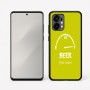 כיסוי בעיצוב אישי עם השם שלך לדגם - Motorola Edge 50 Fusion 5G בעיצוב מיכל של בירה