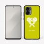 כיסוי בעיצוב אישי עם השם שלך לדגם - Motorola Edge 50 Fusion 5G בעיצוב פרחי קרן