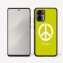 כיסוי בעיצוב אישי עם השם שלך לדגם - Motorola Edge 50 Fusion 5G בעיצוב סמל השלום