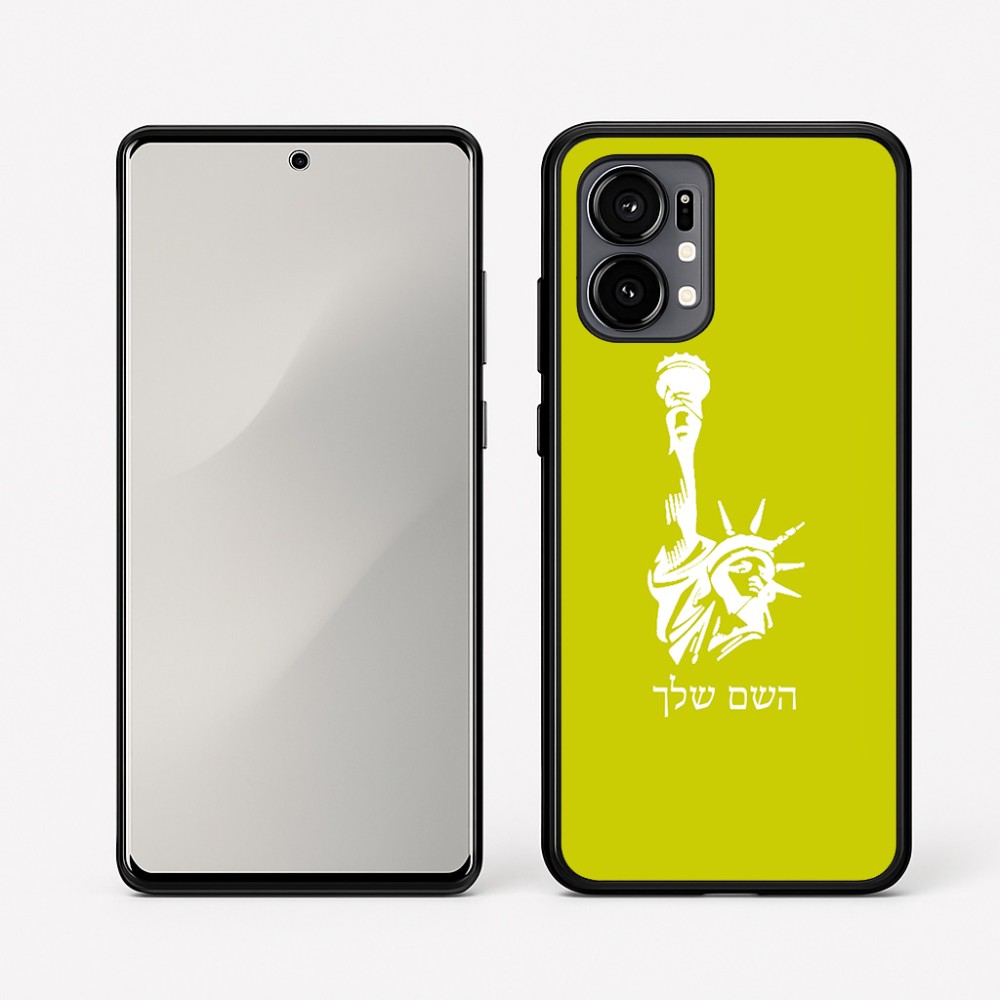 כיסוי בעיצוב אישי עם השם שלך לדגם - Motorola Edge 50 Fusion 5G בעיצוב פסל החירות
