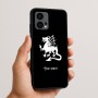 כיסוי בעיצוב אישי עם השם שלך לדגם - Motorola Edge 50 Fusion 5G בעיצוב דרקון