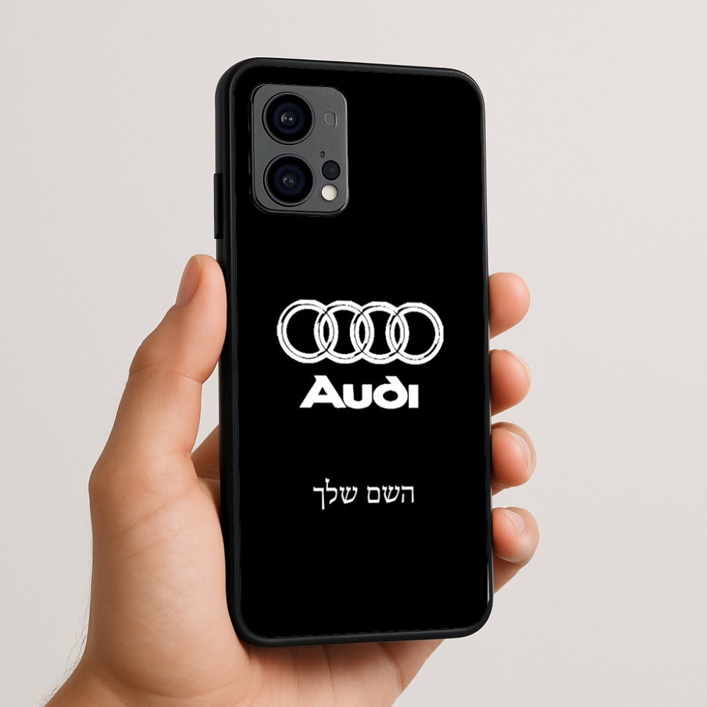 כיסוי בעיצוב אישי עם השם שלך לדגם - Motorola Edge 50 Fusion 5G בעיצוב אאודי