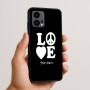 כיסוי בעיצוב אישי עם השם שלך לדגם - Motorola Edge 50 Fusion 5G בעיצוב אהבה