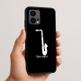 כיסוי בעיצוב אישי עם השם שלך לדגם - Motorola Edge 50 Fusion 5G בעיצוב סקסופון