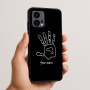 כיסוי בעיצוב אישי עם השם שלך לדגם - Motorola Edge 50 Fusion 5G בעיצוב יד
