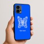כיסוי בעיצוב אישי עם השם שלך לדגם - Motorola Edge 50 Fusion 5G בעיצוב פרפר