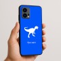 כיסוי בעיצוב אישי עם השם שלך לדגם - Motorola Edge 50 Fusion 5G בעיצוב דינוזאור