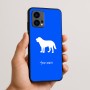 כיסוי בעיצוב אישי עם השם שלך לדגם - Motorola Edge 50 Fusion 5G בעיצוב כלב