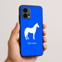 כיסוי בעיצוב אישי עם השם שלך לדגם - Motorola Edge 50 Fusion 5G בעיצוב סוס