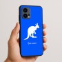 כיסוי בעיצוב אישי עם השם שלך לדגם - Motorola Edge 50 Fusion 5G בעיצוב קנגורו