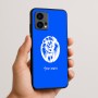 כיסוי בעיצוב אישי עם השם שלך לדגם - Motorola Edge 50 Fusion 5G בעיצוב פני אריה