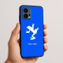 כיסוי בעיצוב אישי עם השם שלך לדגם - Motorola Edge 50 Fusion 5G בעיצוב צפרדע טרופית
