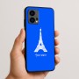 כיסוי בעיצוב אישי עם השם שלך לדגם - Motorola Edge 50 Fusion 5G בעיצוב מגדל אייפל