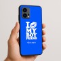 כיסוי בעיצוב אישי עם השם שלך לדגם - Motorola Edge 50 Fusion 5G בעיצוב נשקי את חבר שלי