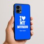 כיסוי בעיצוב אישי עם השם שלך לדגם - Motorola Edge 50 Fusion 5G בעיצוב אוהבת את החבר שלי