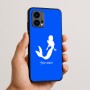 כיסוי בעיצוב אישי עם השם שלך לדגם - Motorola Edge 50 Fusion 5G בעיצוב בתולת ים - אישה