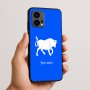 כיסוי בעיצוב אישי עם השם שלך לדגם - Motorola Edge 50 Fusion 5G בעיצוב מזלות - שור