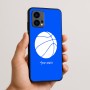 כיסוי בעיצוב אישי עם השם שלך לדגם - Motorola Edge 50 Fusion 5G בעיצוב כדורסל