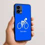 כיסוי בעיצוב אישי עם השם שלך לדגם - Motorola Edge 50 Fusion 5G בעיצוב אופניים אולימפיים