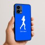 כיסוי בעיצוב אישי עם השם שלך לדגם - Motorola Edge 50 Fusion 5G בעיצוב רץ רץ אישה