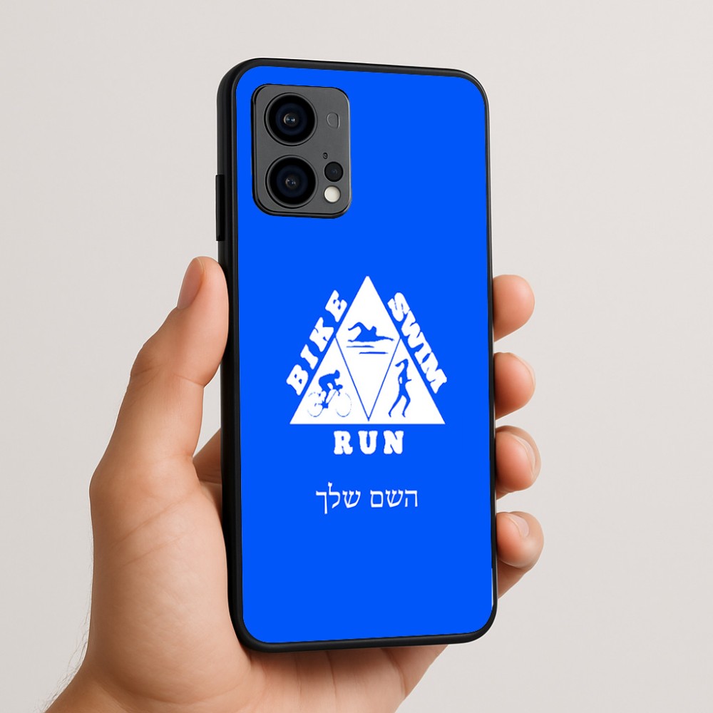 כיסוי בעיצוב אישי עם השם שלך לדגם - Motorola Edge 50 Fusion 5G בעיצוב טריאתלון