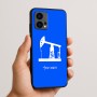 כיסוי בעיצוב אישי עם השם שלך לדגם - Motorola Edge 50 Fusion 5G בעיצוב באר נפט