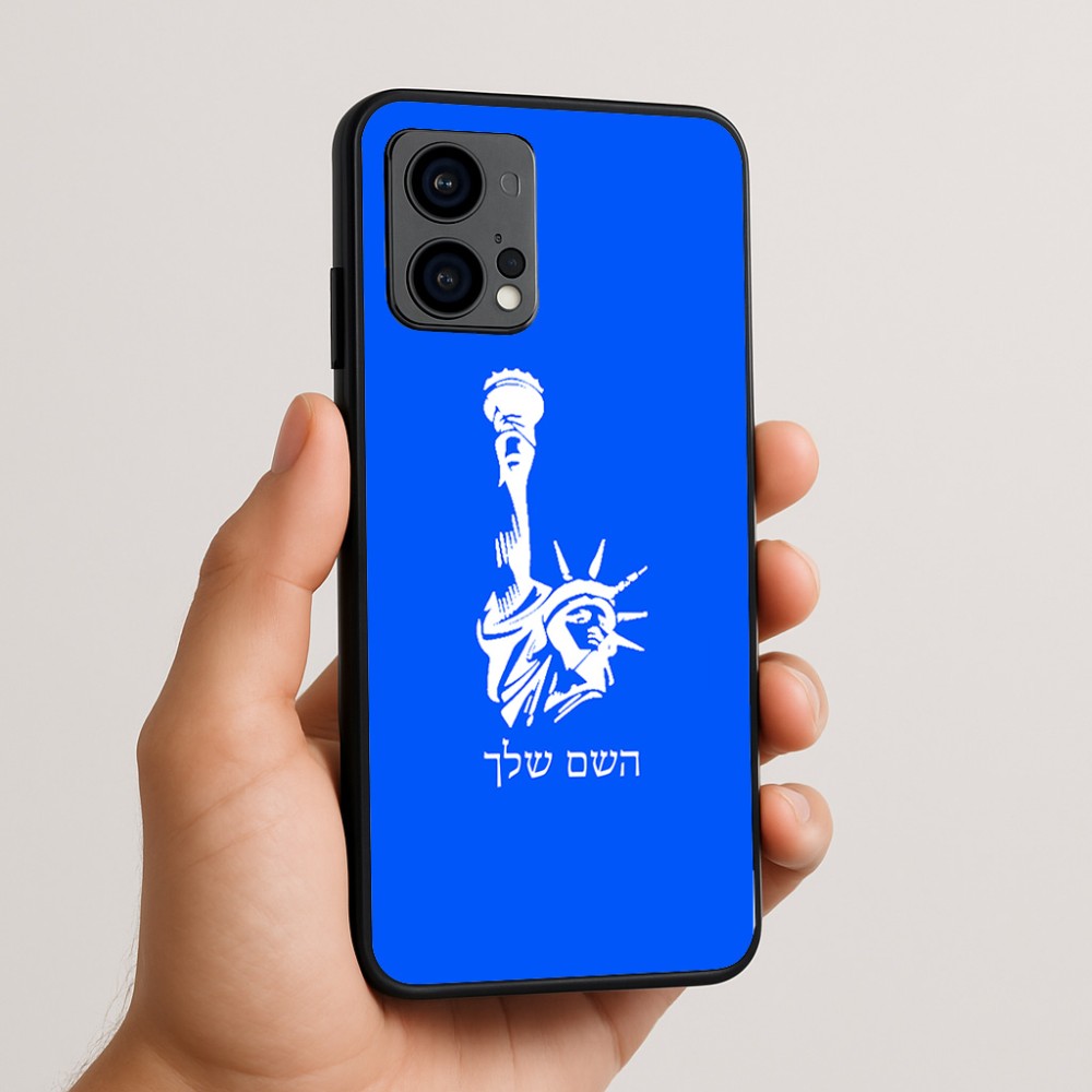 כיסוי בעיצוב אישי עם השם שלך לדגם - Motorola Edge 50 Fusion 5G בעיצוב פסל החירות