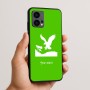 כיסוי בעיצוב אישי עם השם שלך לדגם - Motorola Edge 50 Fusion 5G בעיצוב נשר אמריקאי